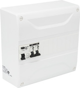 Tableau pré-équipé 1R 13 modules pour extérieur blanc - Novelec - Brico Dépôt