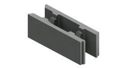 Parpaing à bancher 200 x 200 x 540 mm pour construction - Brico Dépôt