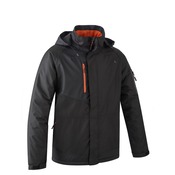 Parka noire/orange imperméable robuste et confortable GRS YUZU II - M - Brico Dépôt