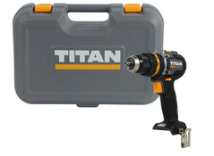 Perceuse visseuse à percussion sans fil 18V 65 Nm LED - Titan - Brico Dépôt