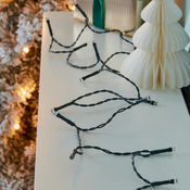 Guirlande lumineuse 120 LED blanc chaud 11,9 m avec programmateur - Brico Dépôt