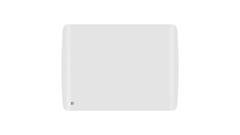 Radiateur à inertie sèche 1000 W avec cœur fonte blanc, pilotage mobile - Brico Dépôt