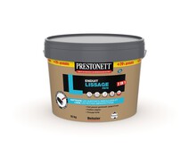 Enduit de lissage pour murs et plafonds blanc 15kg + 20% - Prestonett - Brico Dépôt