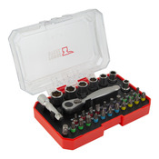 Coffret à douilles acier chrome vanadium 31 pièces - Forge steel - Brico Dépôt