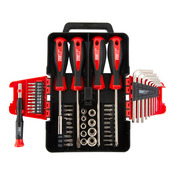 Mallette outils multifonctions 52 pièces - Forge steel - Brico Dépôt