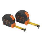 Lot de 2 mètres rubans 5m et 8 m avec crochet magnétique - MAGNUSSON - Brico Dépôt