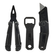 Ensemble d'outils multifonctions couteau, cutter et décapsuleur
 - Forge steel - Brico Dépôt