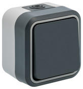 Interrupteur, poussoir étanche gris mat IP55 - Siemens - Brico Dépôt