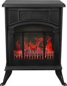 Chauffage cheminée électrique noir - 42 x 25 x 50 cm - Brico Dépôt