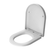 Abattant WC duroplast blanc - L.46,2 x l.36,2 x H.5 cm - Brico Dépôt