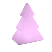 Sapin lumineux rechargeable décoratif  RVB et blanc, 100 cm - Brico Dépôt