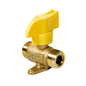 Vanne d'arrêt butane/propane 1/4 de tour - Addax - Brico Dépôt