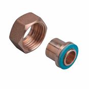 Raccord 2 pièces à souder, écrou femelle 1/2 sur tube Ø 14 mm - Addax - Brico Dépôt