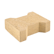 Pavé de jardin ivoire - 16,5 x 19,8 x 4,5 cm  - Brico Dépôt