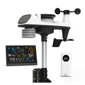 Station météo pro 8 en 1 WEATHER-002 écran tactile 7,5’’ - Brico Dépôt
