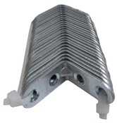 Équerre de chaise en acier zingué 30 mm - Brico Dépôt