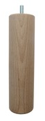 Pied de lit rond long en bois H. : 200 mm, Ø : 55 mm - Brico Dépôt