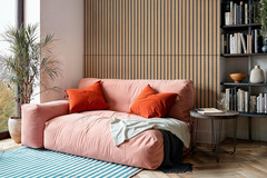 Panneaux tasseaux décoratifs imitation chêne clair 3D KIWI WALL - 1380 x 195 x 10 mm - Brico Dépôt