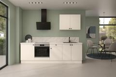 Cuisine en KIT CACHEMRE beige mat, plan de travail 240 x 60 cm - Brico Dépôt