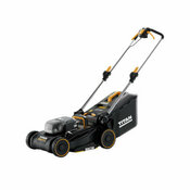 Tondeuse sans fil 36V largeur 38 cm batterie bitension mulching rangement vertical - Titan - Brico Dépôt