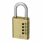 Cadenas à combinaison en laiton pour portails 4 chiffres 4,9x4 cm - Brico Dépôt