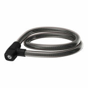 Antivol câble acier tressé noir 120 cm diamètre 22 mm avec clé - Brico Dépôt