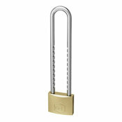 Cadenas laiton anse réglable acier trempé 5x3,9 cm avec 2 clés - Brico Dépôt