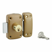 Verrou double cylindre 23X45 mm corps bombé 3 clés 1 - Brico Dépôt