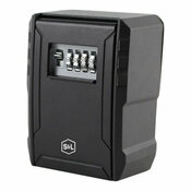 Coffre-fort à clés noir combinaison 4 chiffres métal 13,2 x 9,8 x 6,3 cm - Brico Dépôt