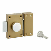 Verrou bouton et cylindre 25 mm pour porte bois 25 mm - Brico Dépôt