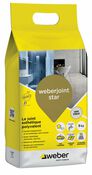 Produit de jointoiement gris perle 5 kg pour joints de 5 à 25 mm - Weber - Brico Dépôt