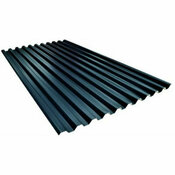 Tôle biface acier galvanisé prélaqué anthracite et beige 135 x 75 cm - BACACIER - Brico Dépôt