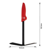 Outil de jardin griffe 2 en 1 à main 32,3 cm - Forge steel - Brico Dépôt