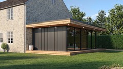 Bardage métal Clipeo aspect joint debout - L. 300 x l. 45 cm - Bacacier - Brico Dépôt