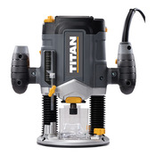 Défonceuse filaire 1200 W plongée profondeur 55 mm vitesse variable - Titan - Brico Dépôt