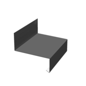 Bavette de départ joint debout bardage gris graphite L. 210 cm - Bacacier - Brico Dépôt