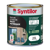 Peinture extérieure multisupport blanc satin 0,5 L - Syntilor - Brico Dépôt