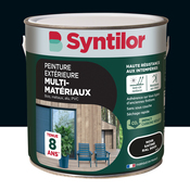 Peinture extérieure multisupport noir satin 2 L - Syntilor - Brico Dépôt