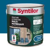 Peinture extérieure multisupport bleu capri satin 2 L - Syntilor - Brico Dépôt