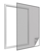 Moustiquaire fenêtre polyester anthracite recoupable 130 x 150 cm - Brico Dépôt