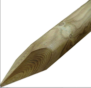 Tuteur bois pin circulaire autoclave H. 180 cm diamètre 2,8 cm - Brico Dépôt