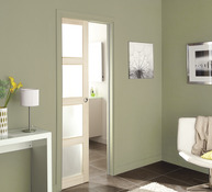 Système coulissant à galandage prémonté - l. 73 cm - Brico Dépôt