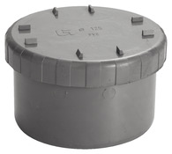 Tampon de visite PVC à visser Ø 125 mm - Brico Dépôt