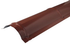 Faîtière demi-ronde pour plaque imitation tuile rouge - Brico Dépôt