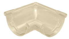 Angle 90 ° universel de gouttière demi-ronde sable 25 mm - Brico Dépôt