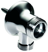 Applique murale en laiton chromé pour robinetterie 15x21 mm 20x27 mm - Somatherm - Brico Dépôt