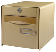 Boîte aux lettres simple face abattante beige - Decayeux - Brico Dépôt