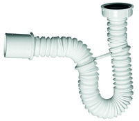 Raccord d'évacuation flexible pour bidets et lavabos Ø 32 mm - Fitt - Brico Dépôt