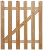 Portillon bois douglas L. 1 x H. 1,18 m - Brico Dépôt