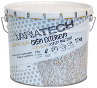 Crépi acrylique aspect rustique béton, brique, parpaing… - Variatech - Brico Dépôt